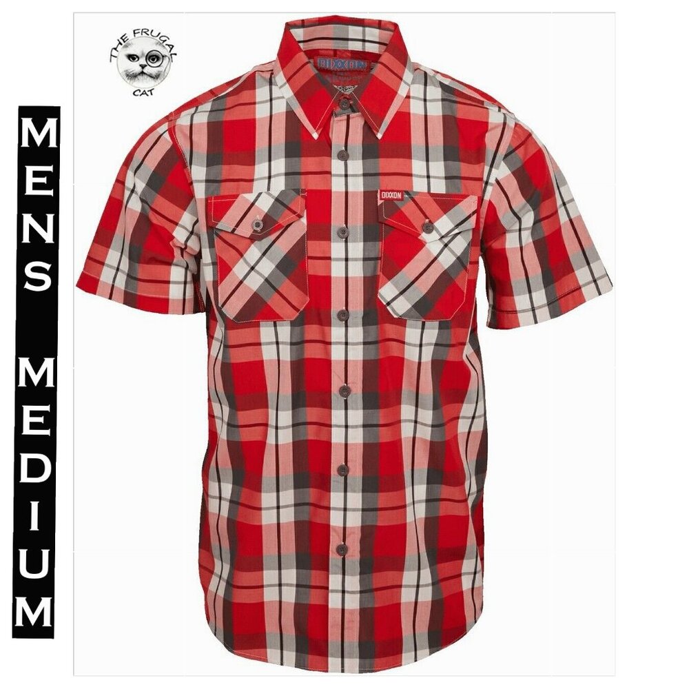 DIXXON - SKIPPER Bamboo Shirt - S/S Button Down - Men's Medium